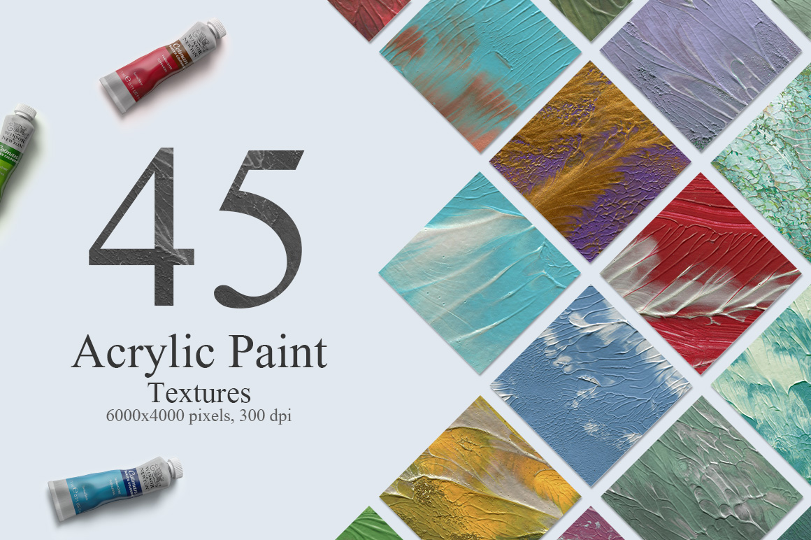 45 Acrylic Paint Textures 45 Acrylic Paint Textures