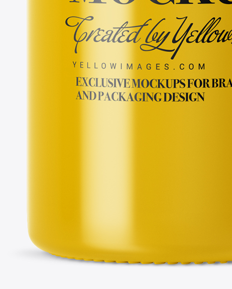 Glossy Ceramic Bottle Mockup