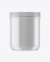 Glossy Plastic Jar Mockup