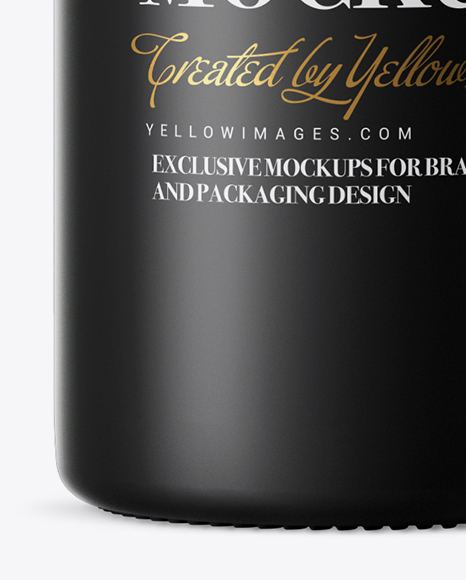 Matte Ceramic Bottle Mockup