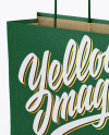 Two Paper Bags Mockup - Half Side View