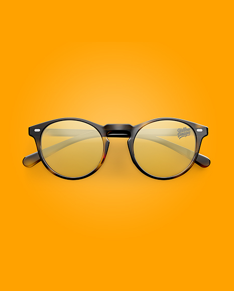 Sunglasses Mockup - Top View