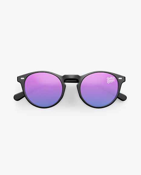 Sunglasses Mockup - Top View