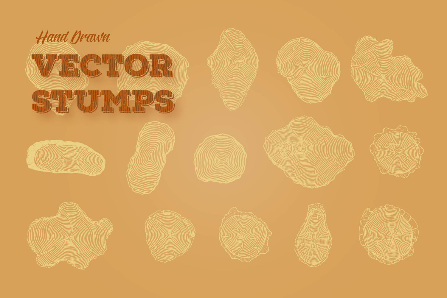 Forest Land Vector Kit Forest Land Vector Kit