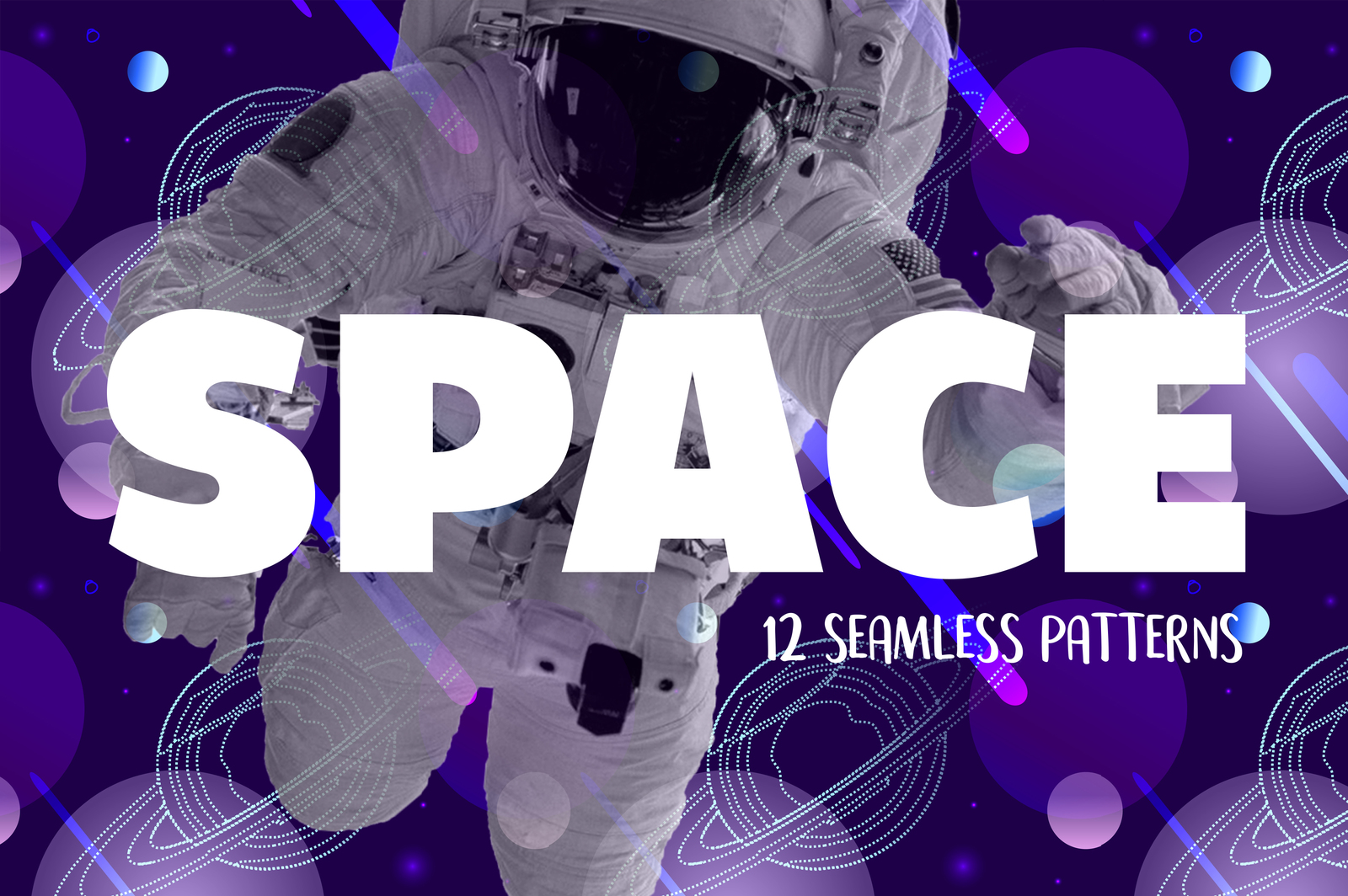 SPACE - seamless patterns