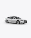 Lexus LS 500 Mockup - Half Side View