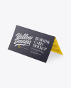 Business Card Mockup - Half Side View