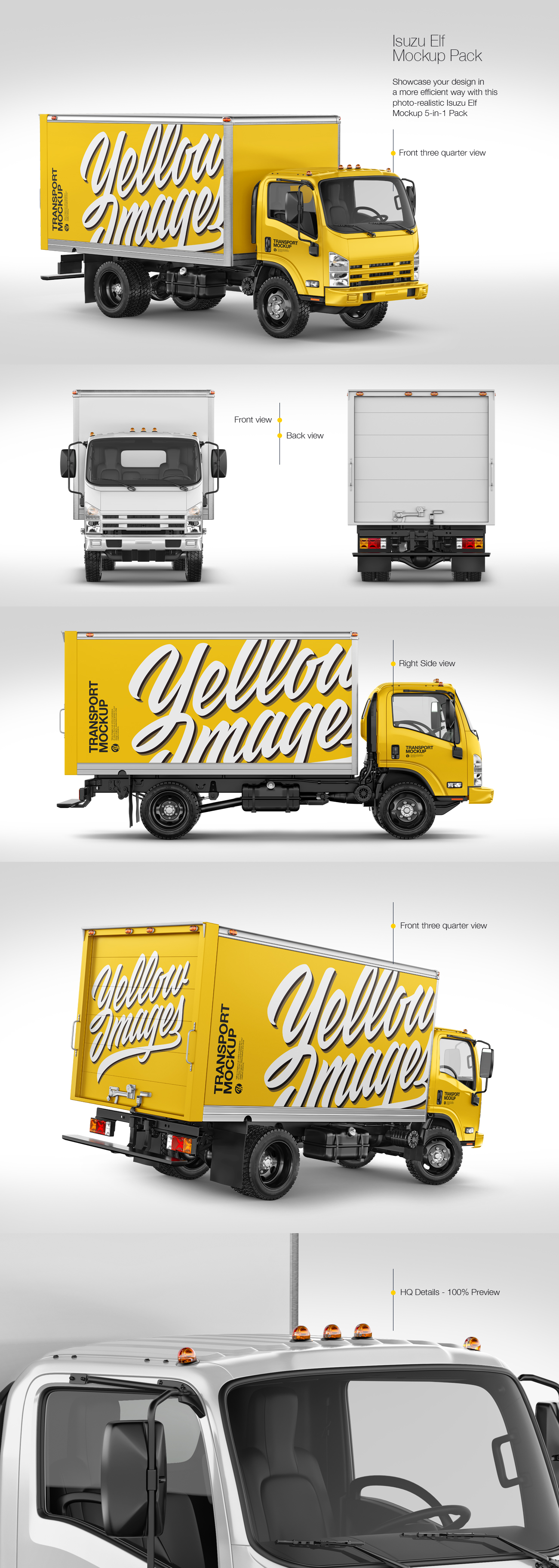 Isuzu Elf Mockup Pack