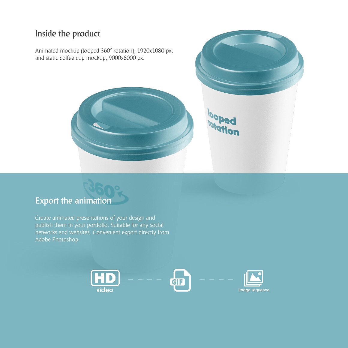 Coffee Cup Animated Mockup