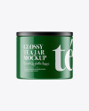 Glossy Tea Jar Mockup