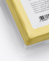Cheese Pack Mockup - Front & Back Views (High-Angle Shot)