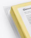 Cheese Pack Mockup - Front &amp; Back Views (High-Angle Shot)