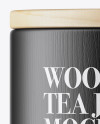 Wooden Tea Jar Mockup Wooden Tea Jar Mockup