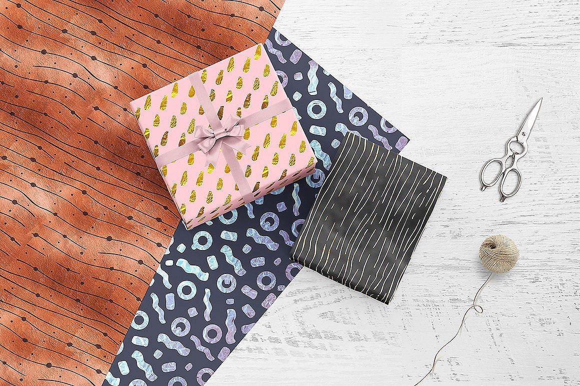 Cute Metallic Textures and Patterns Cute Metallic Textures and Patterns