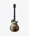 Glossy Electric Guitar Mockup - Front View