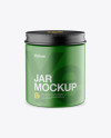 Matte Jar Mockup - High-Angle Shot