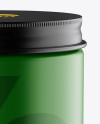 Matte Jar Mockup - High-Angle Shot