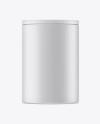 Matte Tea Jar Mockup