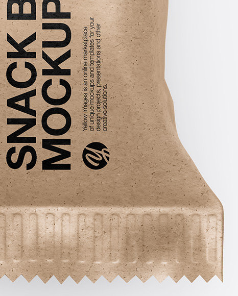 Kraft Snack Bar Mockup Kraft Snack Bar Mockup