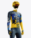 Men’s Full Cycling Thermal Kit mockup (Hero Shot)