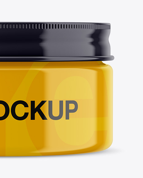 Glossy Jar Mockup Glossy Jar Mockup
