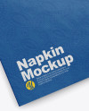 Napkins Mockup - Top View