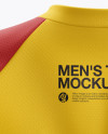 Men’s MTB Trail Jersey mockup (Back View)