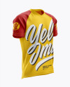 Men’s MTB Trail Jersey mockup (Right Half Side View)