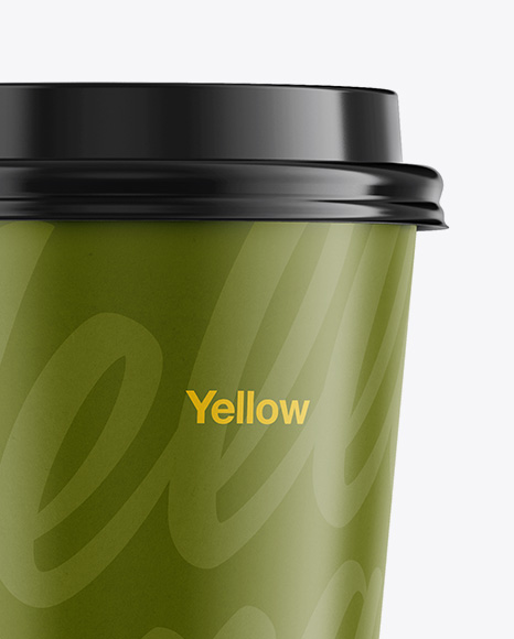 Coffee Cup Mockup - Front View