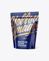 Glossy Stand-Up Pouch Mockup - Half Side View