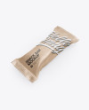 Kraft Snack Bar Mockup - Half Side View Kraft Snack Bar Mockup - Half Side View