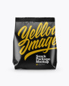 Matte Snack Package Mockup