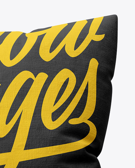 Square Pillow Mockup