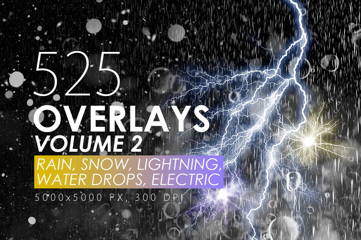 525 Rain, Snow, Lightning Overlays 525 Rain, Snow, Lightning Overlays