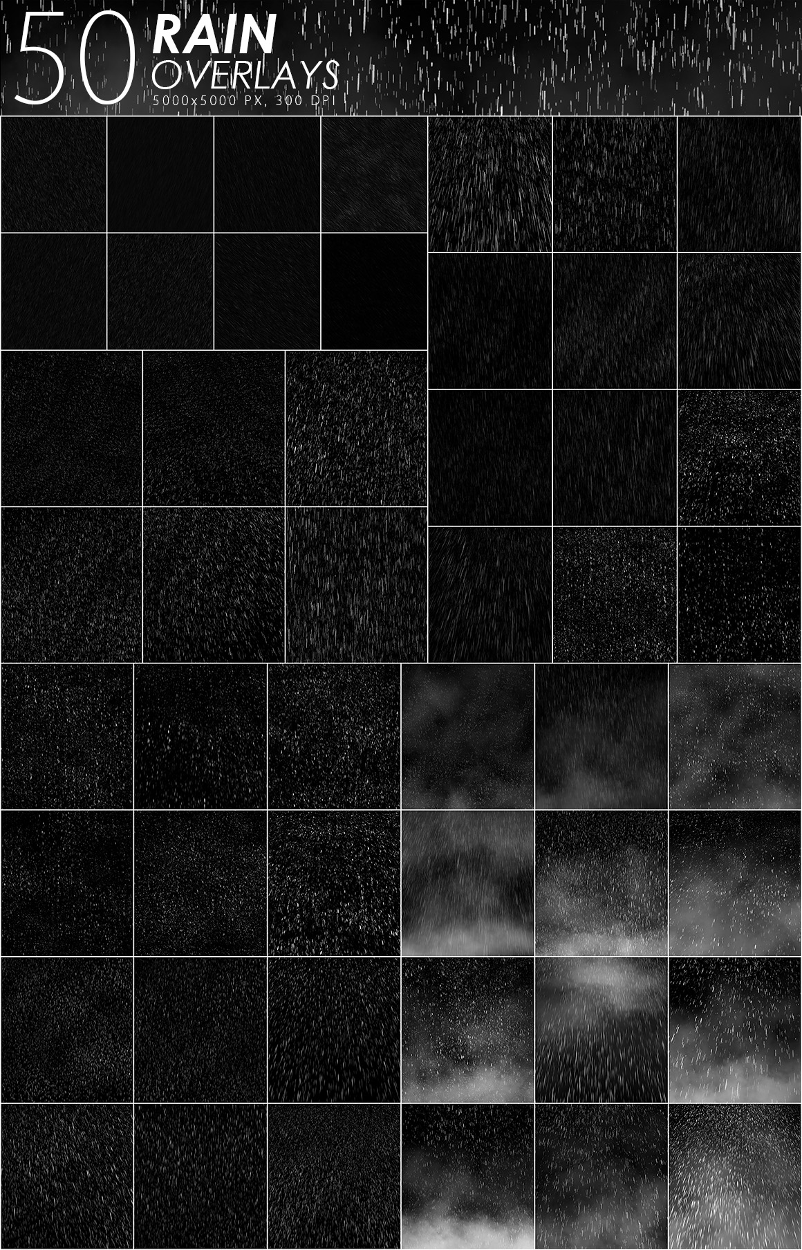 525 Rain, Snow, Lightning Overlays 525 Rain, Snow, Lightning Overlays