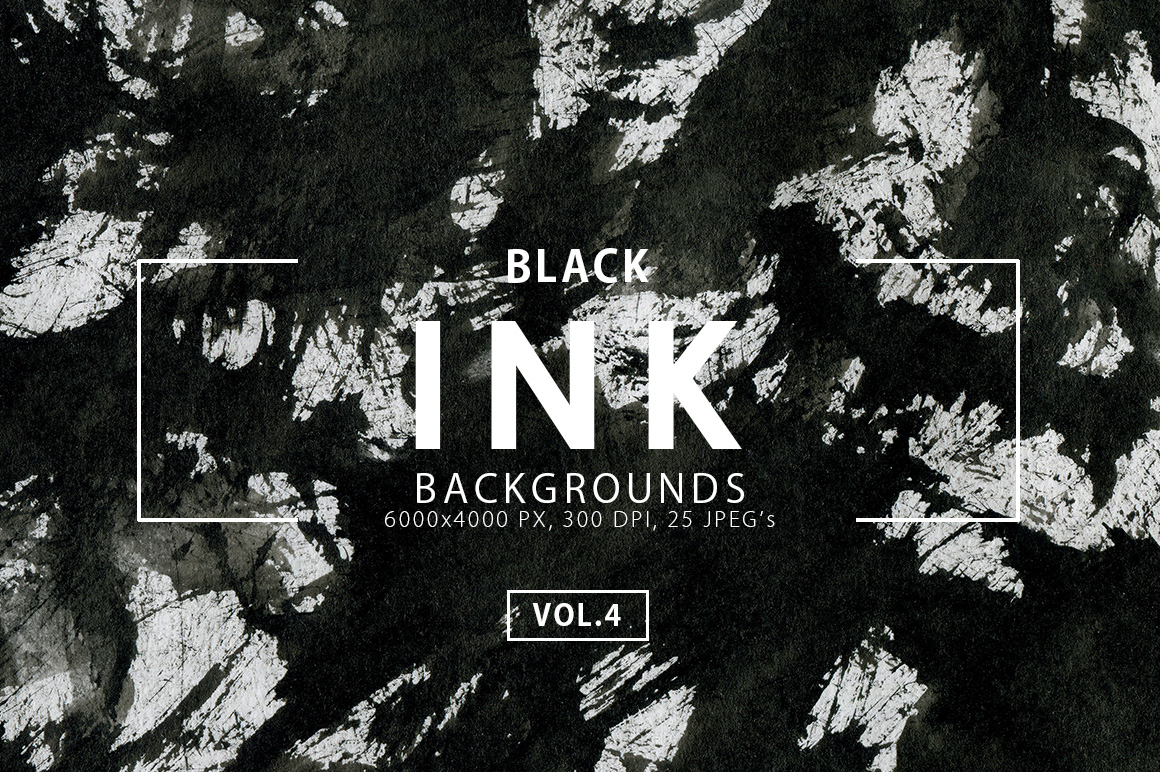 Only Ink &amp; Marble Backgrounds Bundle