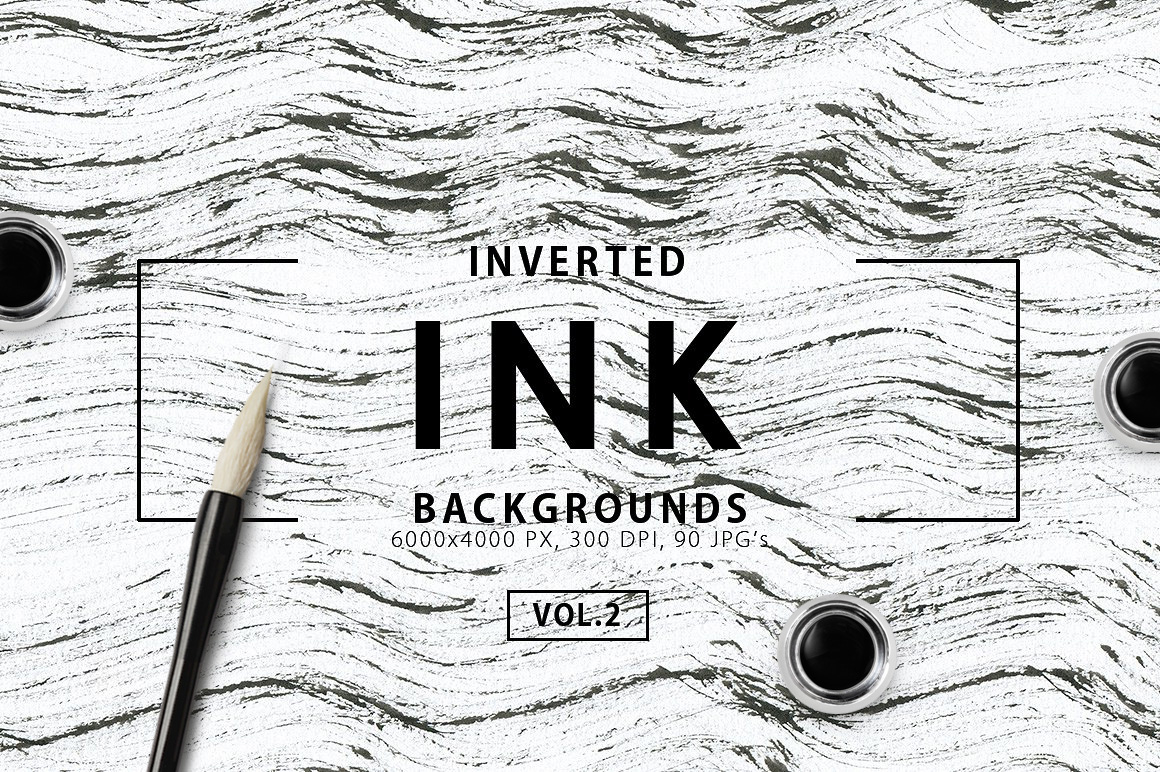 Only Ink &amp; Marble Backgrounds Bundle