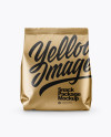 Matte Metallic Snack Package Mockup