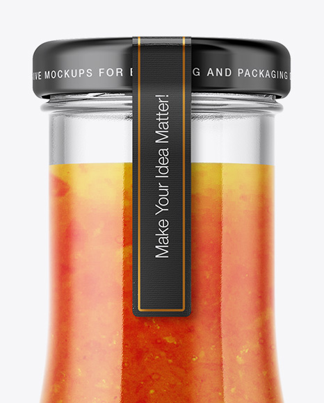 Sauce Bottle Mockup