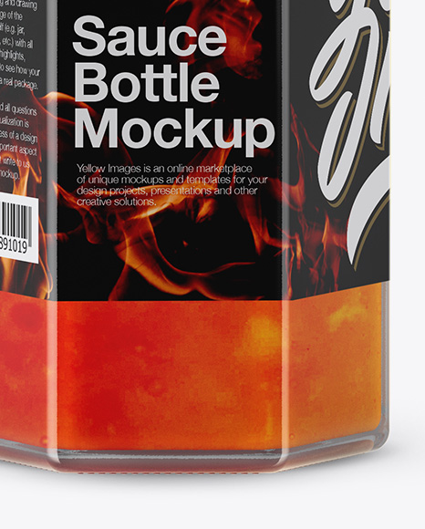 Sauce Bottle Mockup