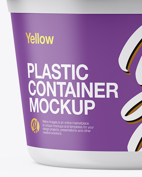 Matte Sour Cream Cup Mockup