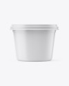 Matte Sour Cream Cup Mockup