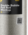 Double Bubble Foil Roll Mockup Double Bubble Foil Roll Mockup
