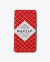 Folded Waffle Towel Mockup - Top View