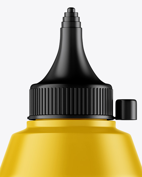 Matte Sauce Bottle Mockup Matte Sauce Bottle Mockup
