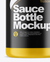 Matte Sauce Bottle Mockup Matte Sauce Bottle Mockup