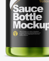 Metallic Sauce Bottle Mockup