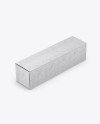 Kraft Paper Box Mockup - Half Side View (High-Angle Shot)