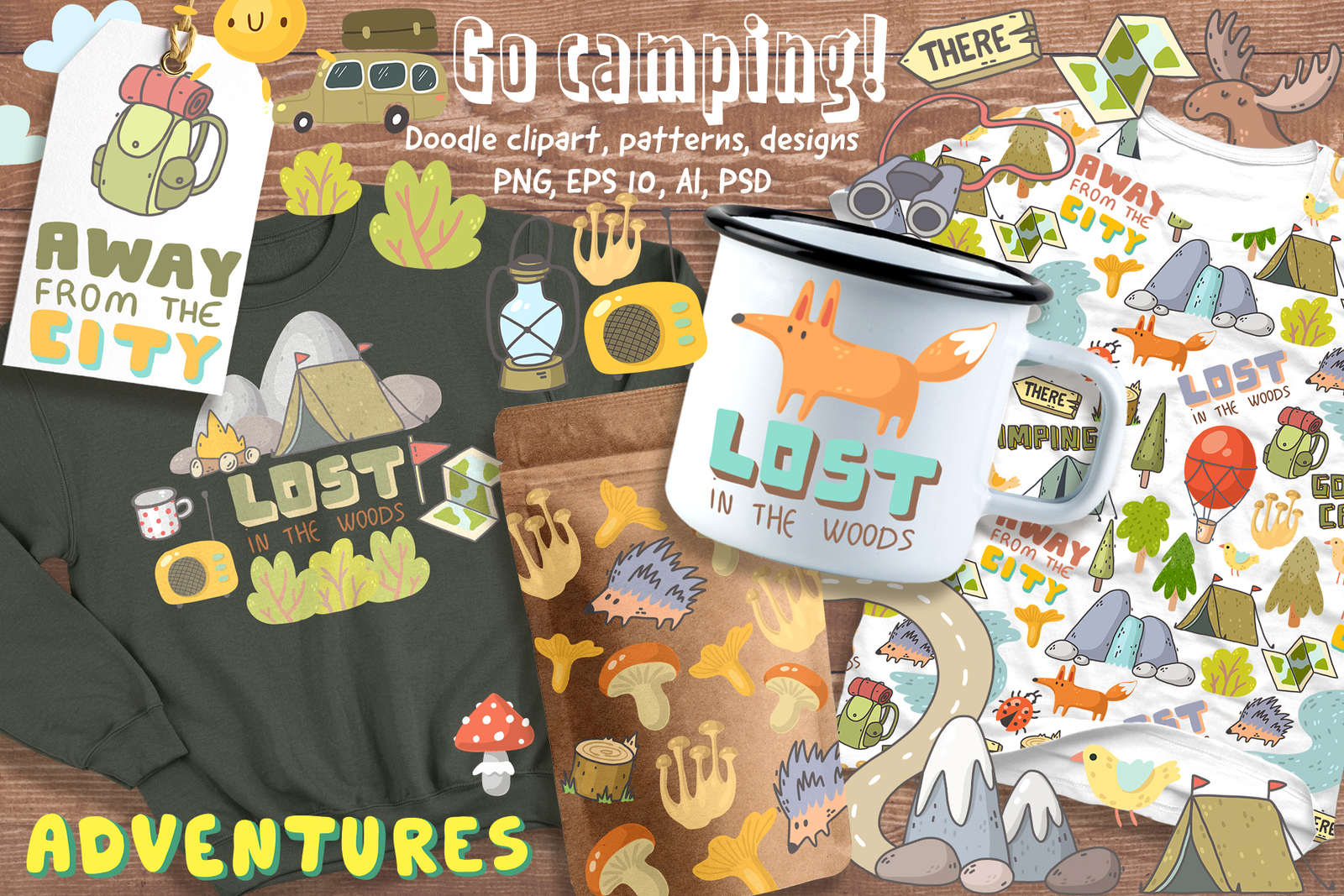 Camping clipart, patterns, designs Camping clipart, patterns, designs