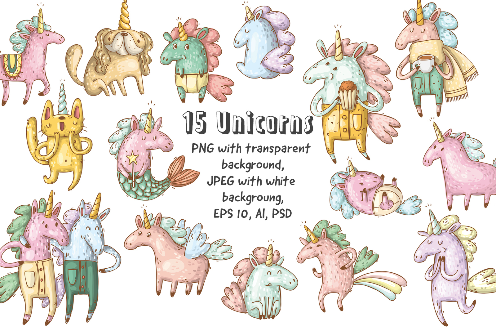 Magical Unicorns Set Magical Unicorns Set